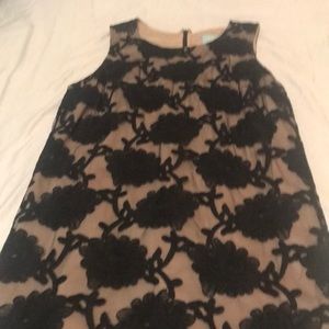 Cece black sleeveless cocktail dress